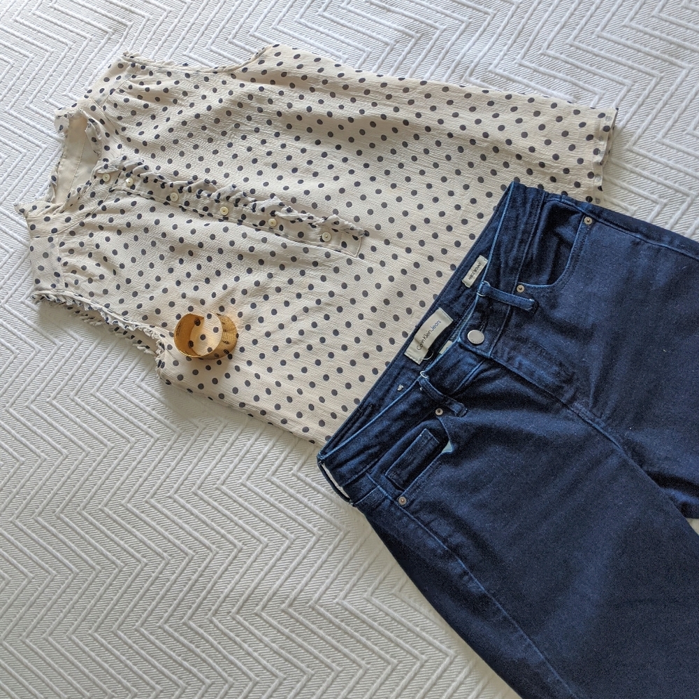 JCrew Blouse ⚫⚪